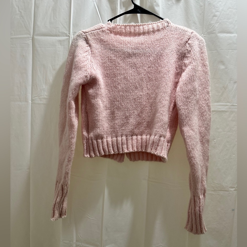 Pink Women's Sweater - Picture 3 of 3